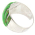 Gaspeite And Silver Jewelry Southwest Ring Size 7-1/4 YS61550